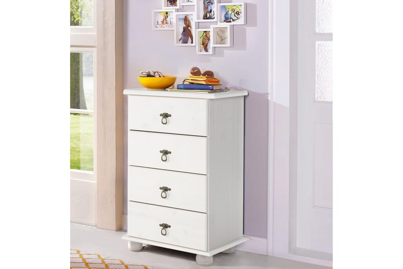 Lipasto Fania 50x80 cm - Valkoinen - Säilytys - Säilytyskalusteet - Lipasto