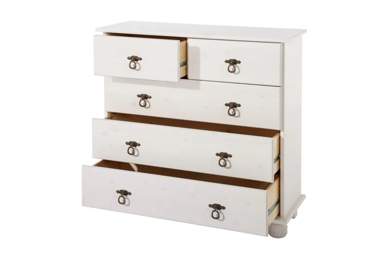 Lipasto Fania 82 cm - Valkoinen - Säilytys - Säilytyskalusteet - Lipasto