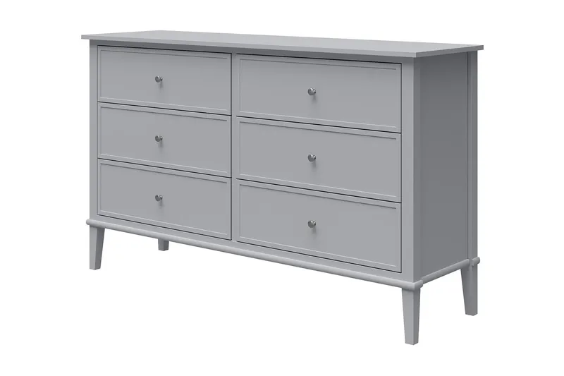 Lipasto Franklino 6 laatikkoa - Harmaa - Säilytys - Säilytyskalusteet - Lipasto