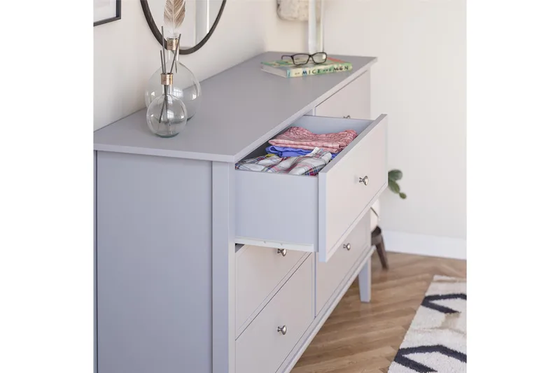 Lipasto Franklino 6 laatikkoa - Harmaa - Säilytys - Säilytyskalusteet - Lipasto