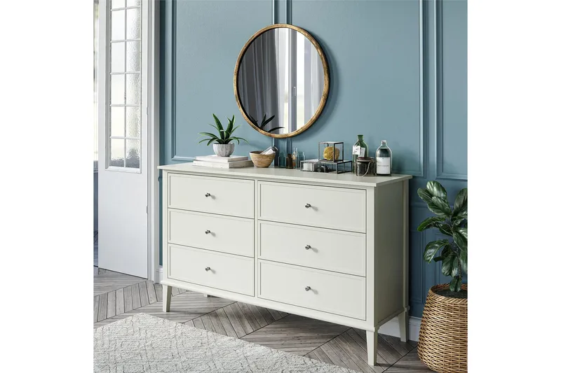 Lipasto Franklino 6 laatikkoa - Valkoinen - Säilytys - Säilytyskalusteet - Lipasto