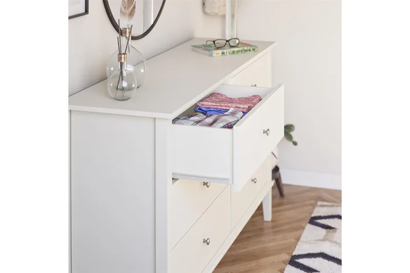 Lipasto Franklino 6 laatikkoa - Valkoinen - Säilytys - Säilytyskalusteet - Lipasto