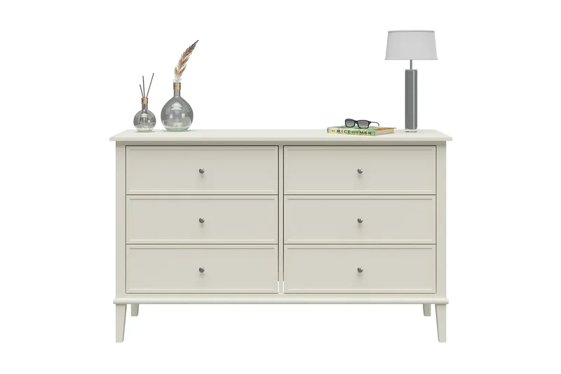 Lipasto Franklino 6 laatikkoa - Valkoinen - Säilytys - Säilytyskalusteet - Lipasto