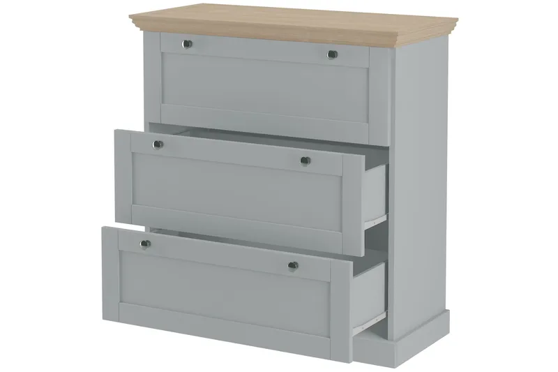 Lipasto Galen - Harmaa/Ruskea - Säilytys - Säilytyskalusteet - Lipasto