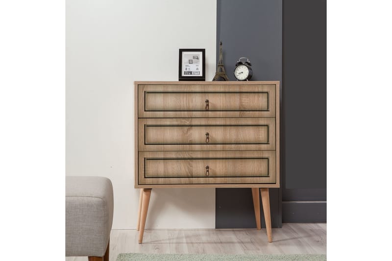 Lipasto Gillberga 90 cm - Ruskea - Säilytys - Säilytyskalusteet - Lipasto