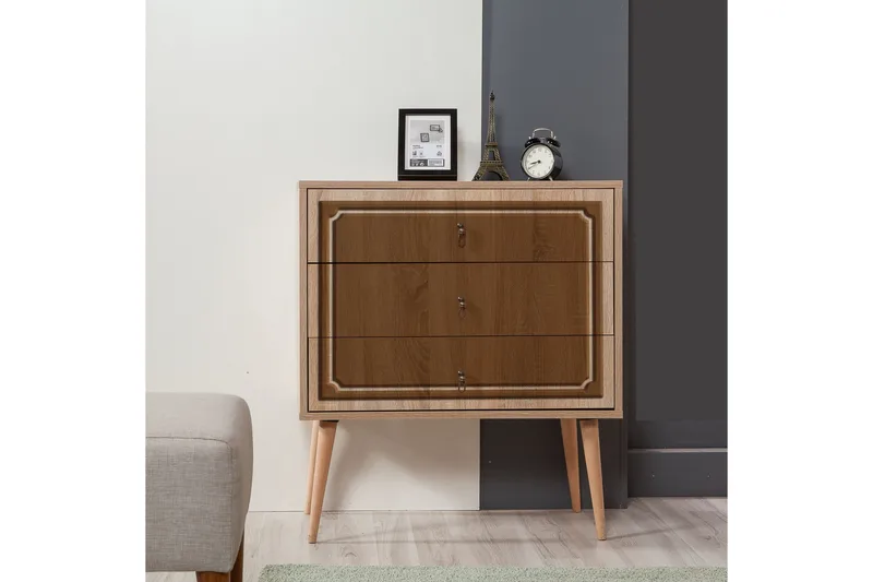 Lipasto Gillberga 90 cm - Ruskea - Säilytys - Säilytyskalusteet - Lipasto