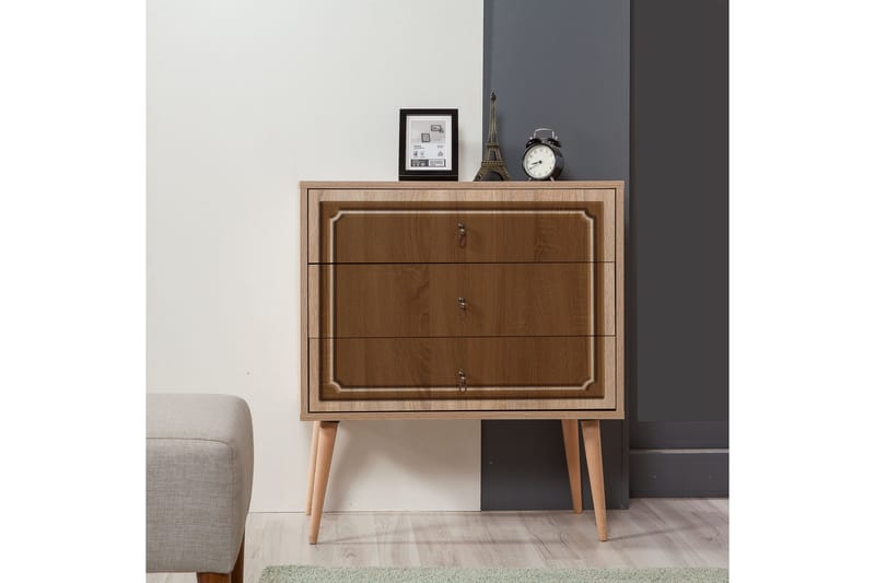 Lipasto Gillberga 90 cm - Ruskea - Säilytys - Säilytyskalusteet - Lipasto