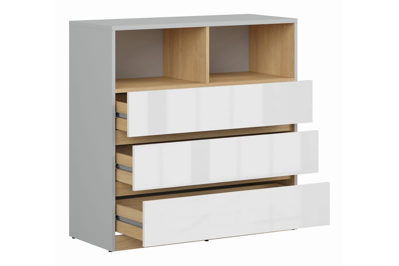 Lipasto Hagelsrum 90 cm - Valk/Puu/Luonnonväri/Harmaa - Säilytys - Säilytyskalusteet - Lipasto