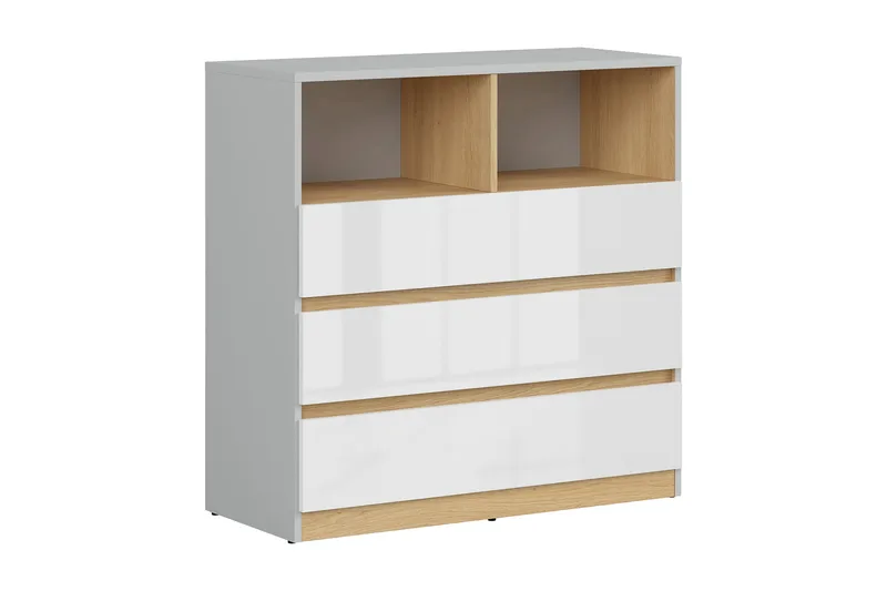 Lipasto Hagelsrum 90 cm, Valk/Puu/Luonnonväri/Harmaa
