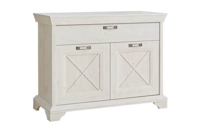 Lipasto Hareholme 123 cm, Valkoinen