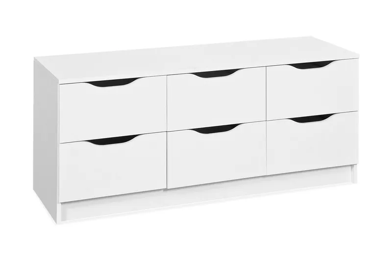 Lipasto Hilbre - Valkoinen - Säilytys - Säilytyskalusteet - Lipasto