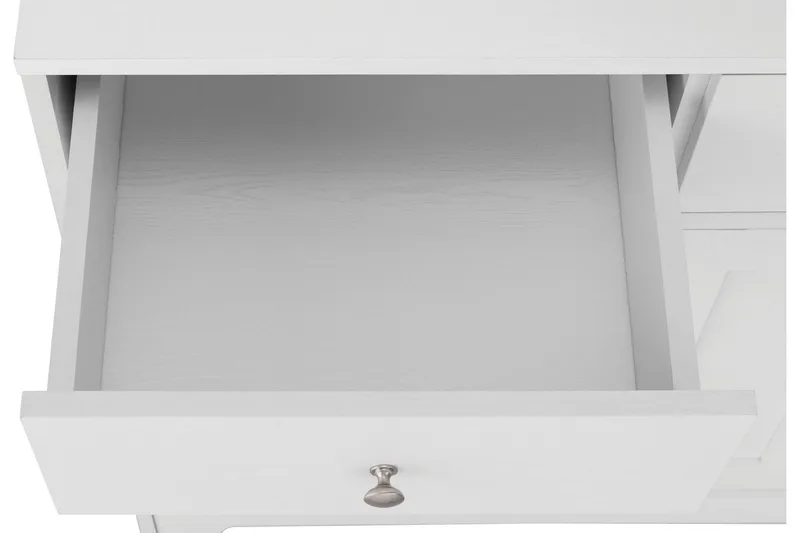 Lipasto Kegi yläkaapilla - Valkoinen - Säilytys - Säilytyskalusteet - Lipasto