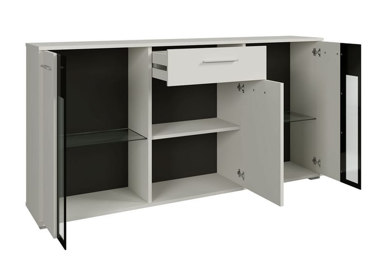 Lipasto Leagreen 140 cm - Puu/Luonnonväri/Valkoinen - Säilytys - Säilytyskalusteet - Lipasto