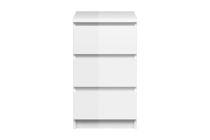 Lipasto Lerna 40 cm 3 laatikkoa - Valkoinen/Korkeakiilto - Lipasto