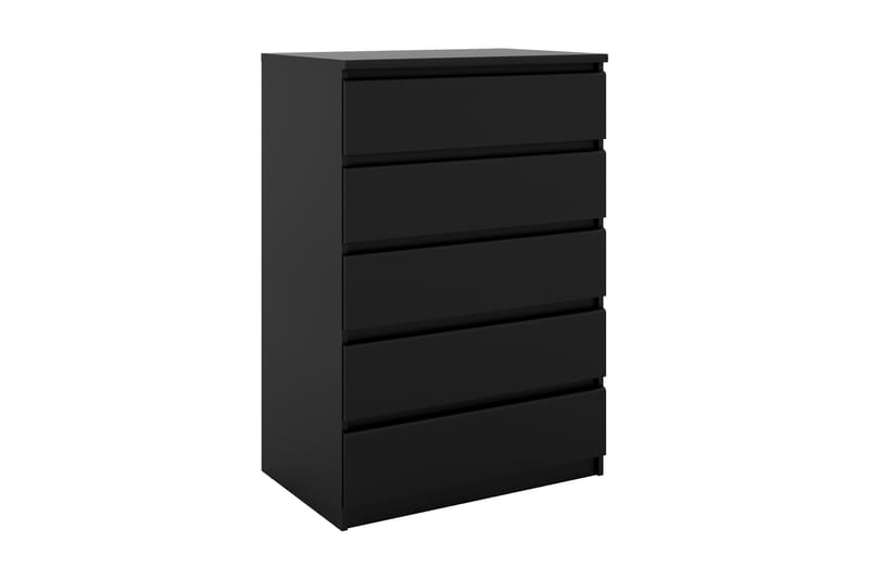 Lipasto Lerna 77 cm 5 laatikkoa - Musta - Säilytys - Säilytyskalusteet - Lipasto