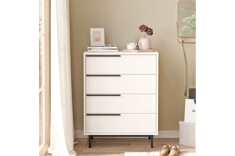 Lipasto Liyakat - Valkoinen - Säilytys - Säilytyskalusteet - Lipasto