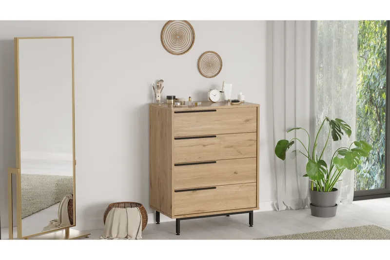 Lipasto Liyakat - Pähkinä - Säilytys - Säilytyskalusteet - Lipasto