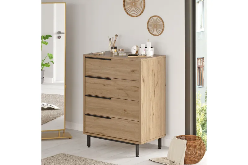 Lipasto Liyakat - Pähkinä - Säilytys - Säilytyskalusteet - Lipasto