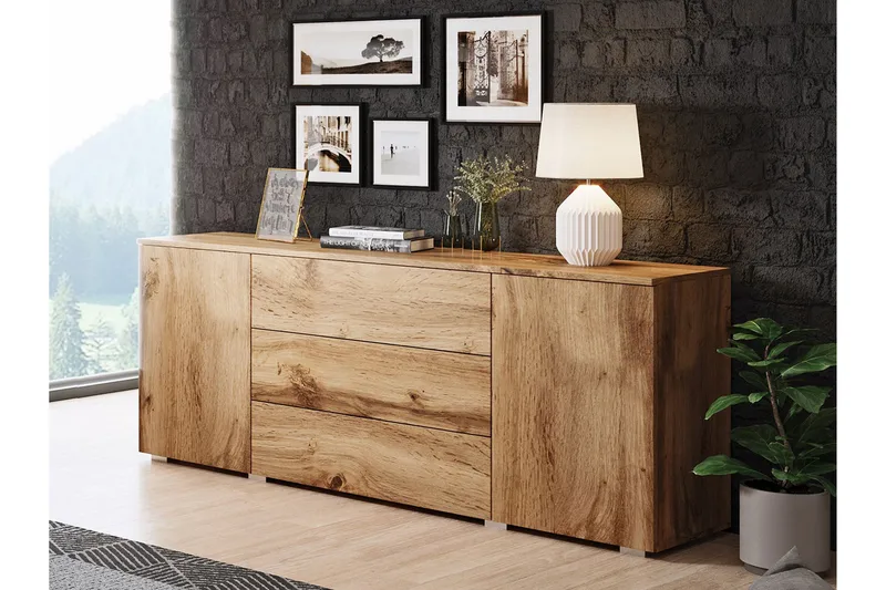 Lipasto - Luonnonväri - Säilytys - Säilytyskalusteet - Lipasto