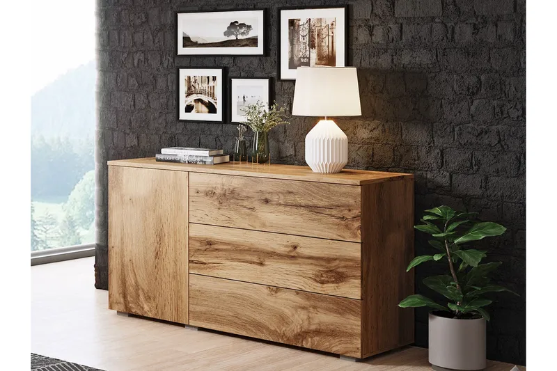 Lipasto - Luonnonväri - Säilytys - Säilytyskalusteet - Lipasto