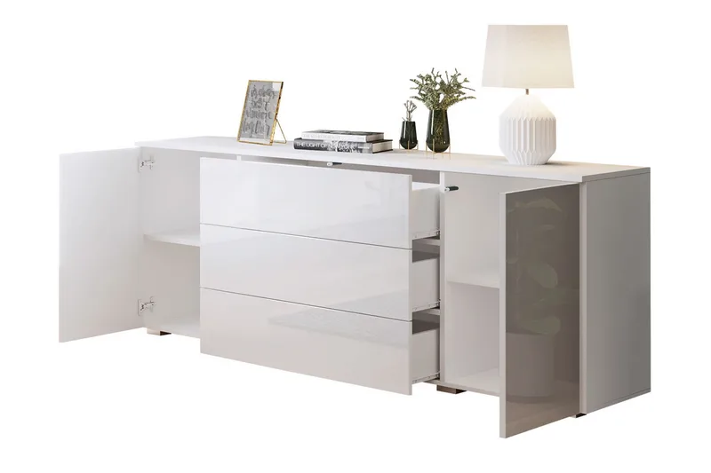 Lipasto - Luonnonväri/Valkoinen - Säilytys - Säilytyskalusteet - Lipasto