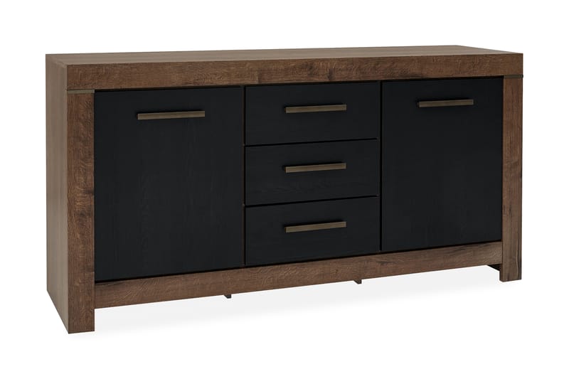 Lipasto Medard 160x85 cm - Puu/Luonnonväri/Musta - Säilytys - Säilytyskalusteet - Lipasto