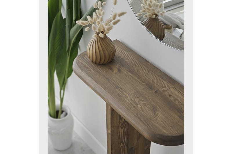 Lipasto Nariyuki - Pähkinä - Huonekalut - Pöytä & ruokailuryhmä - Apupöytä & sivupöytä - Jalustapöytä & pylväspöytä