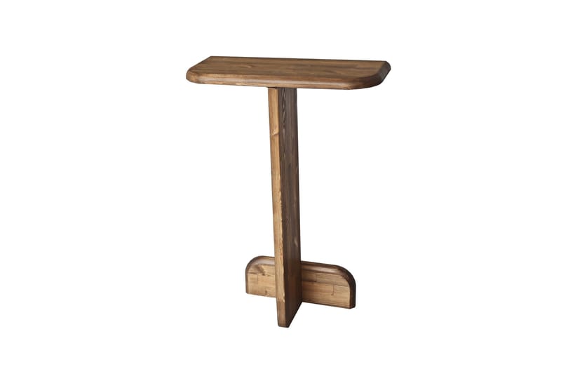 Lipasto Nariyuki - Pähkinä - Huonekalut - Pöytä & ruokailuryhmä - Apupöytä & sivupöytä - Jalustapöytä & pylväspöytä