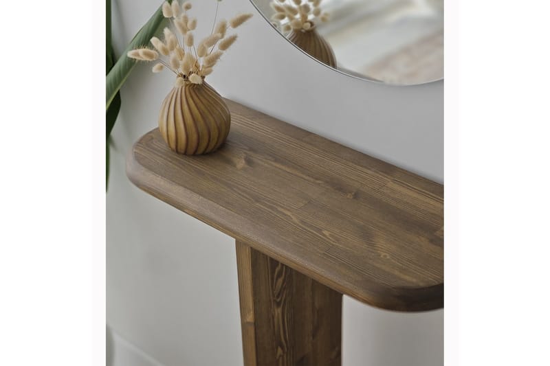 Lipasto Nariyuki - Pähkinä - Huonekalut - Pöytä & ruokailuryhmä - Apupöytä & sivupöytä - Jalustapöytä & pylväspöytä