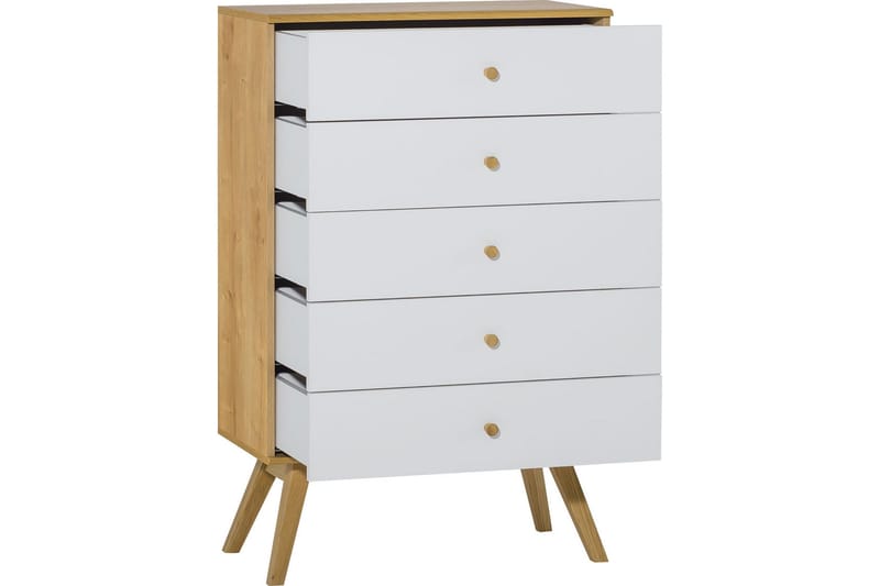 Lipasto Nature Luonnonväri/Valkoinen - VOX - Säilytys - Säilytyskalusteet - Lipasto