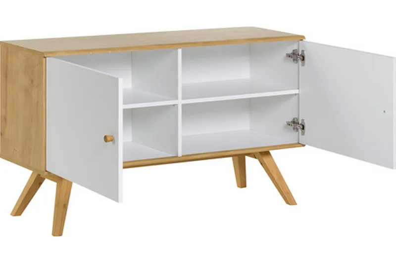 Lipasto Nature Valkoinen/Luonnonväri - VOX - Säilytys - Säilytyskalusteet - Lipasto