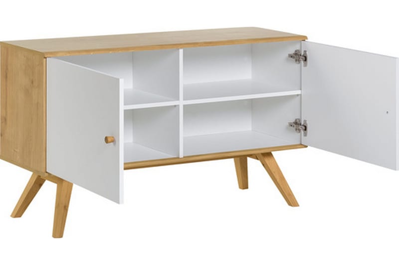 Lipasto Nature Valkoinen/Luonnonväri - VOX - Säilytys - Säilytyskalusteet - Lipasto