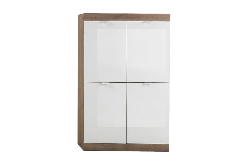 Lipasto Nickero 90 cm - Valkoinen/Ruskea - Säilytys - Eteisen säilytys