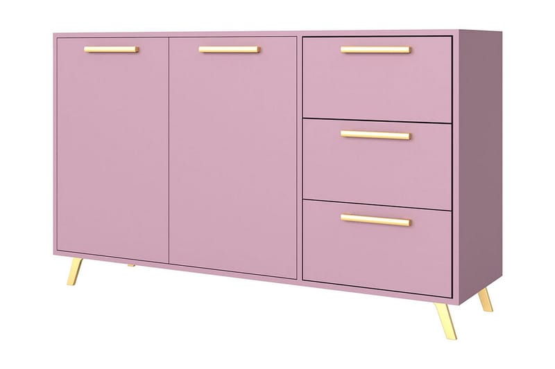 Lipasto Ordino 41x139 cm - Liila/Kulta - Säilytys - Säilytyskalusteet - Lipasto