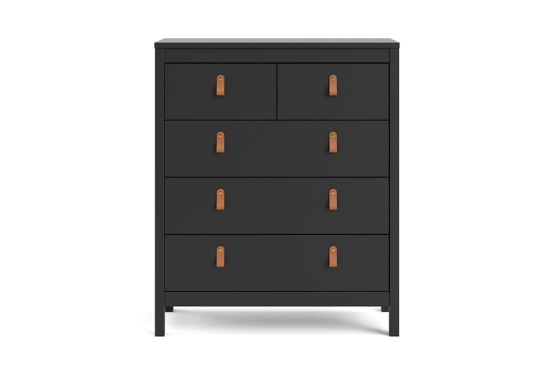 Lipasto Osterholm 5 laatikkoa 38x82 cm - Musta - Säilytys - Säilytyskalusteet - Lipasto