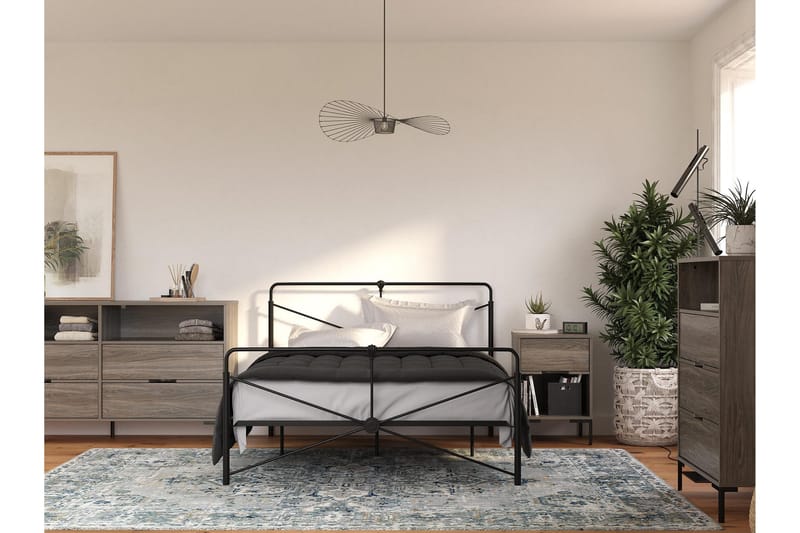 Lipasto Rayburn Harmaa - Dorel Home - Säilytys - Säilytyskalusteet - Lipasto