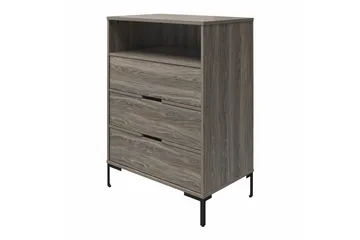 Lipasto Rayburn Harmaa - Dorel Home - Säilytys - Säilytyskalusteet - Lipasto