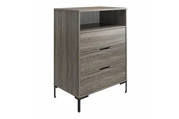Lipasto Rayburn Harmaa - Dorel Home - Säilytys - Säilytyskalusteet - Lipasto