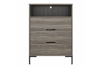 Lipasto Rayburn Harmaa - Dorel Home - Säilytys - Säilytyskalusteet - Lipasto