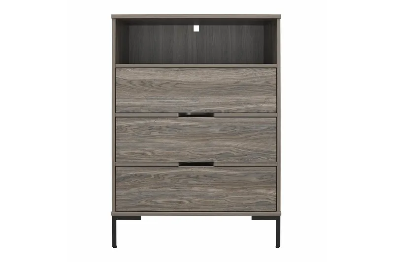 Lipasto Rayburn Harmaa - Dorel Home - Säilytys - Säilytyskalusteet - Lipasto