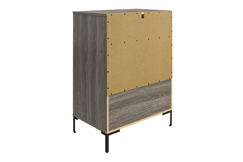 Lipasto Rayburn Harmaa - Dorel Home - Säilytys - Säilytyskalusteet - Lipasto