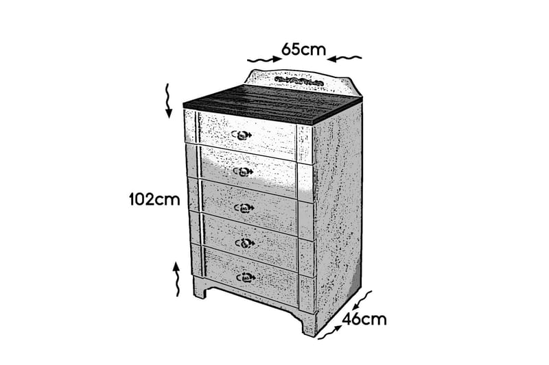 Lipasto Sebrina - Säilytys - Säilytyskalusteet - Lipasto