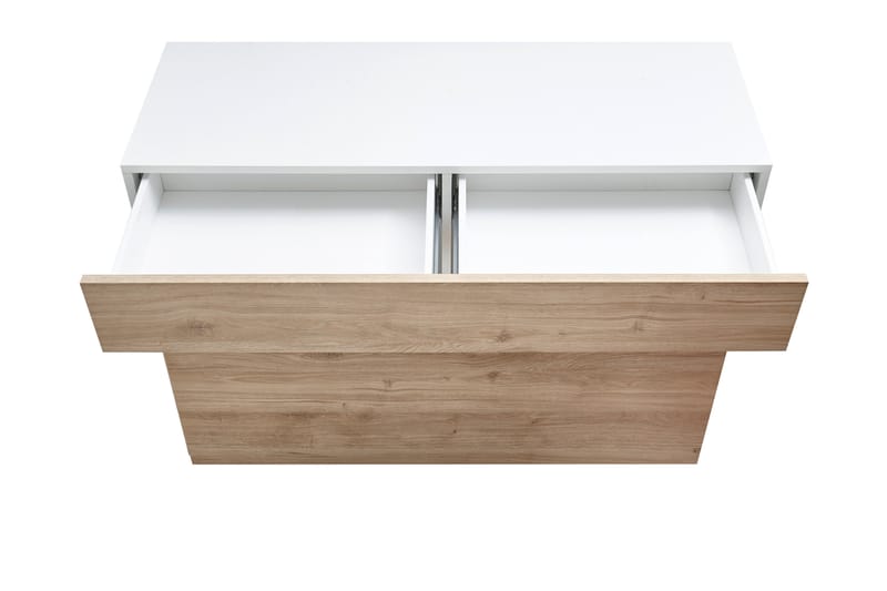 Lipasto Selvena 111 cm - Valkoinen/Puu/L.väri - Säilytys - Säilytyskalusteet - Lipasto