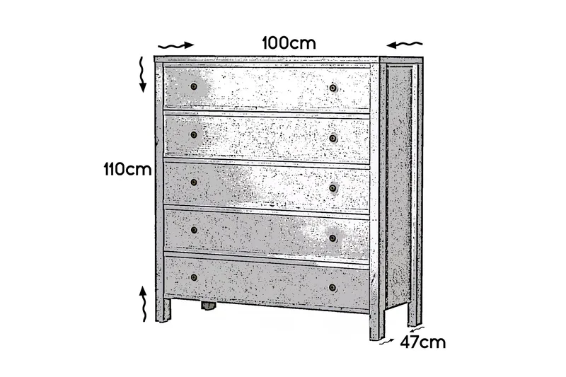 Lipasto Skoglund - Säilytys - Säilytyskalusteet - Lipasto