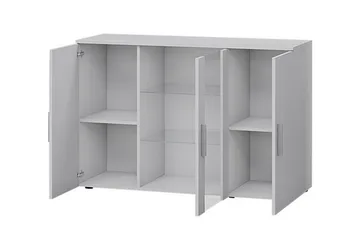 Lipasto Soho 41x120 cm LED-valaistus - Tammi/Musta/Sininen - Säilytys - Säilytyskalusteet - Lipasto