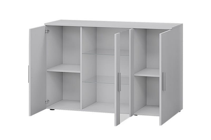 Lipasto Soho 41x120 cm - Tammi/Musta - Säilytys - Säilytyskalusteet - Lipasto