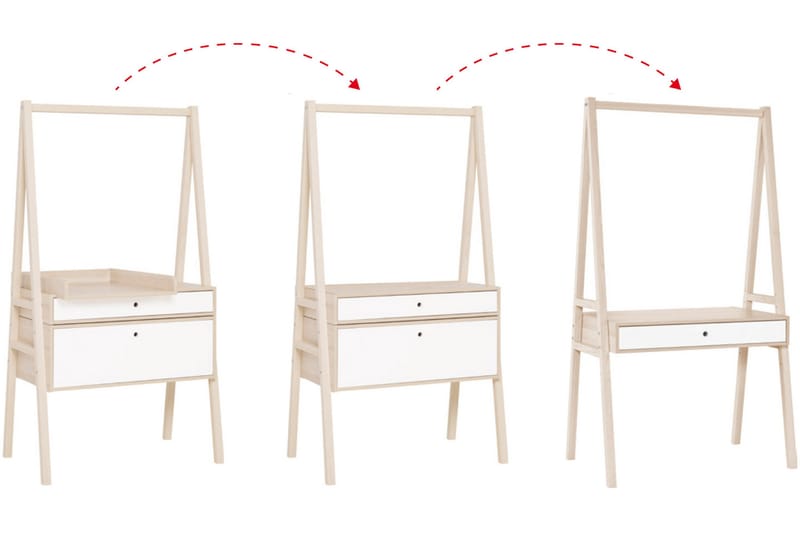 Lipasto Spot Puu/Luonnonväri/Valkoinen - VOX - Säilytys - Säilytyskalusteet - Lipasto