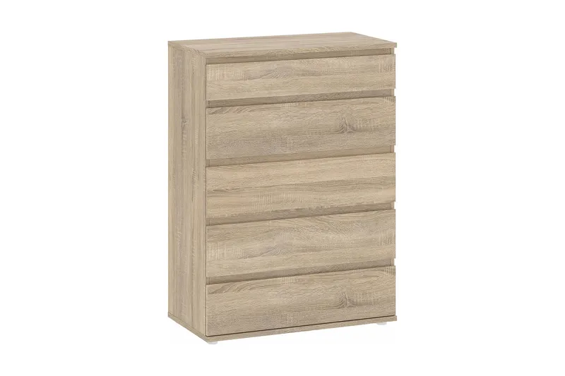 Lipasto Tiane Leveä 5 laatikkoa, Tammi