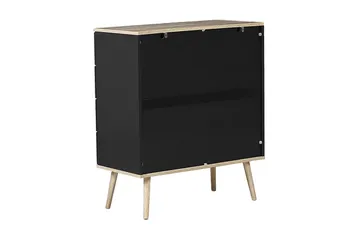 Lipasto Ticaboo 79 cm - Musta - Säilytys - Säilytyskalusteet - Lipasto