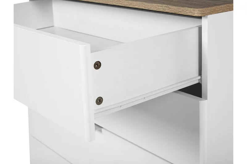 Lipasto Ticaboo 79 cm - Valkoinen - Säilytys - Säilytyskalusteet - Lipasto